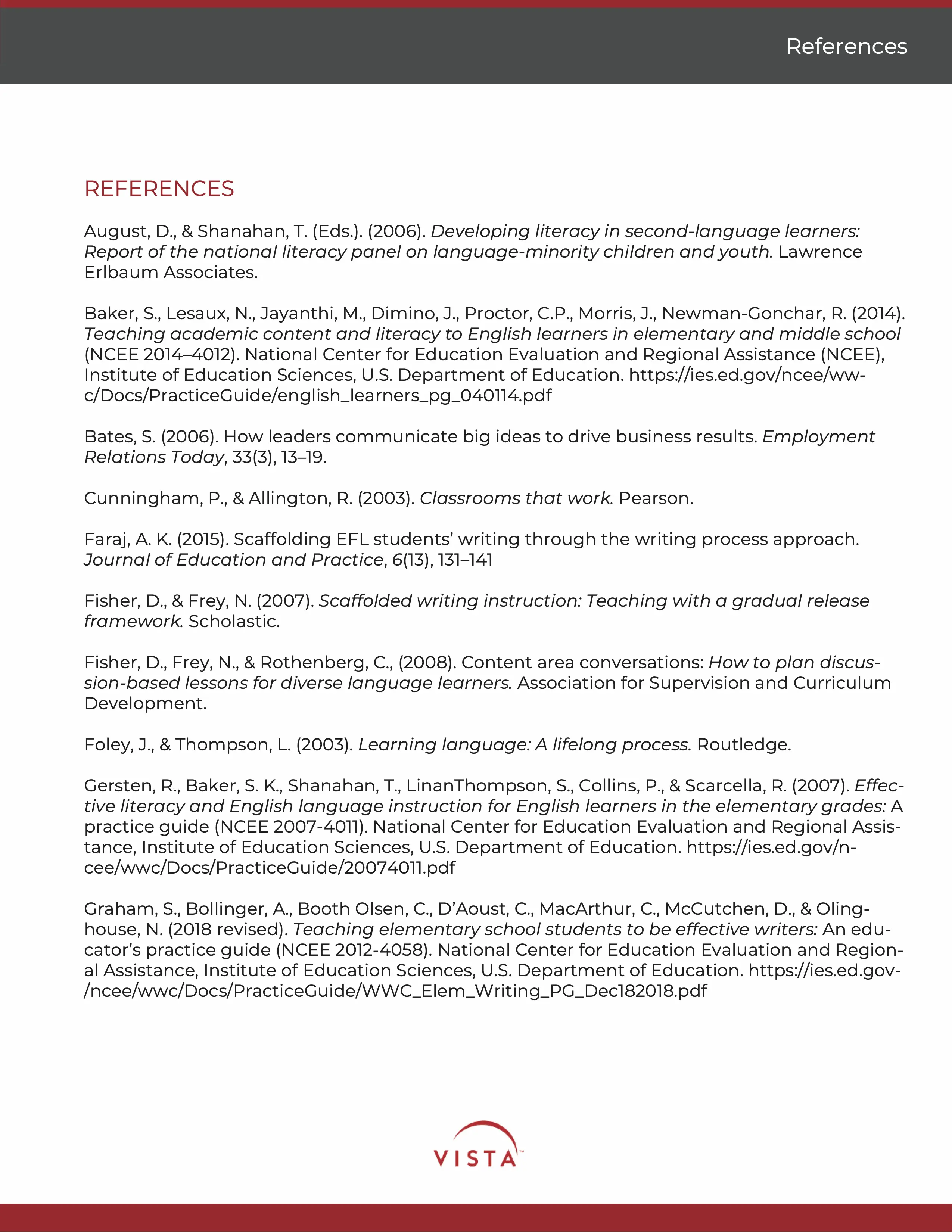 Language and Writing Skills Acquisition for Multilingual Learners Page 6